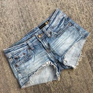 Denim shorts size 2